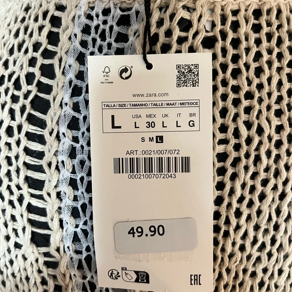 Zara sweater NWT - Picture 5 of 5